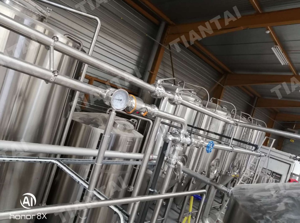 40 HL Beer Brewing System Finished Installation In France
